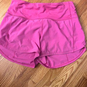 Lululemon Speed Up Shorts in Sonic Pink Size 6
